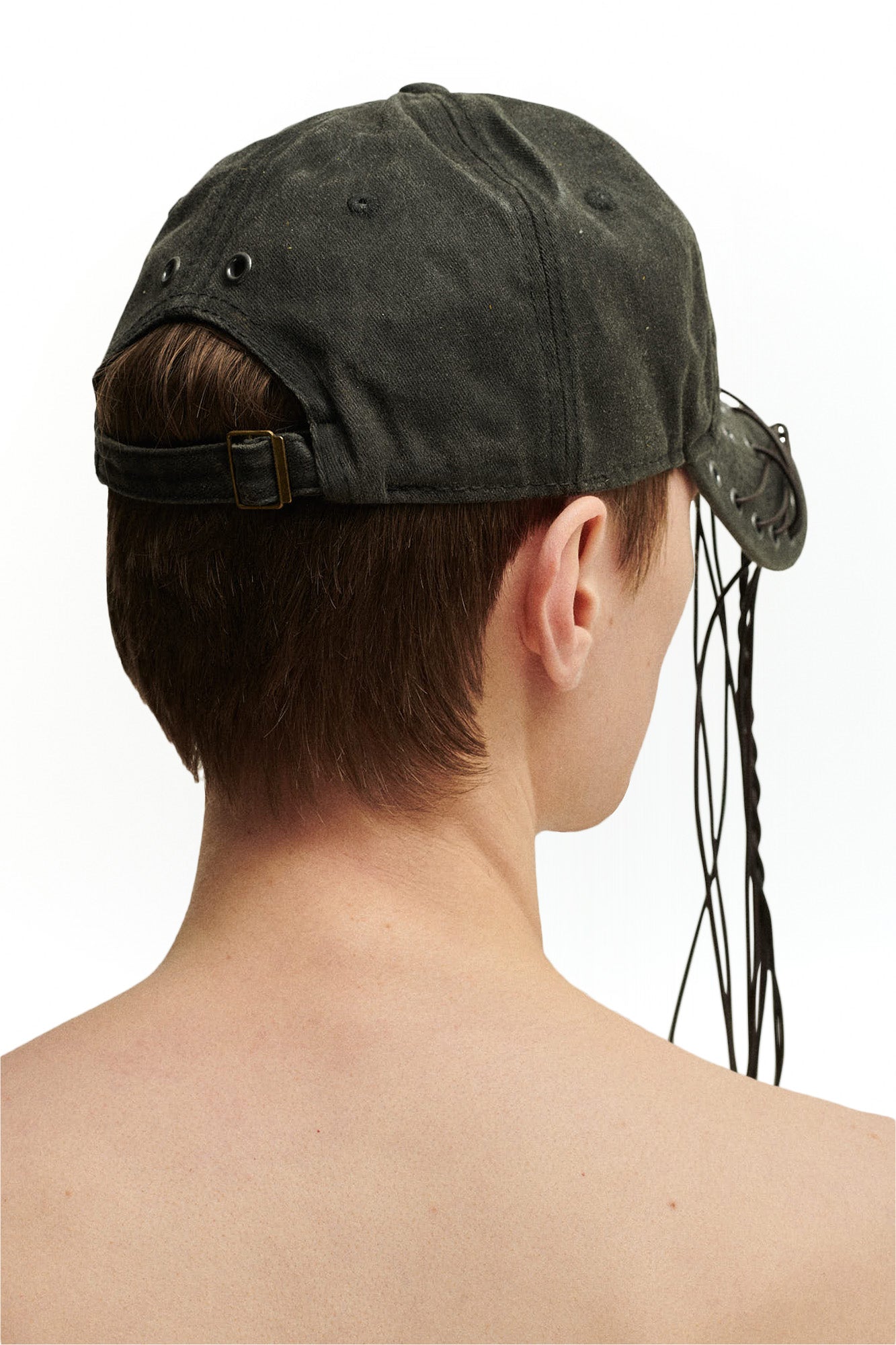 STRING CAP – DARK GREY